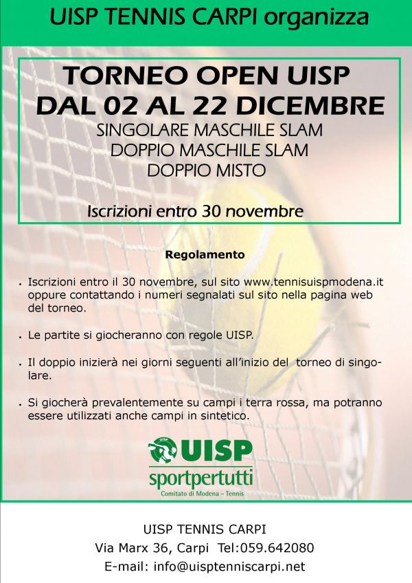 carpi tennis dicembre