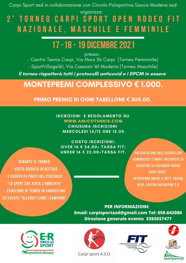 torneo open carpi sport rodeo